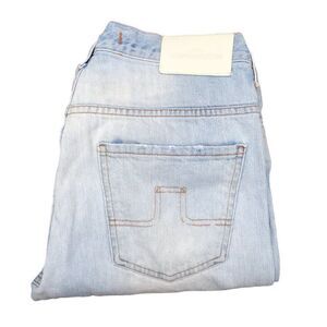 Rare J. Lindeberg Jeans Size 31 LOGAN Bleach Denim Designer Jeans